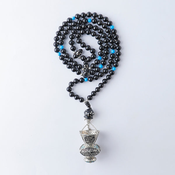 99 Beads Yusr and Turquoise Rosary - RHCS015