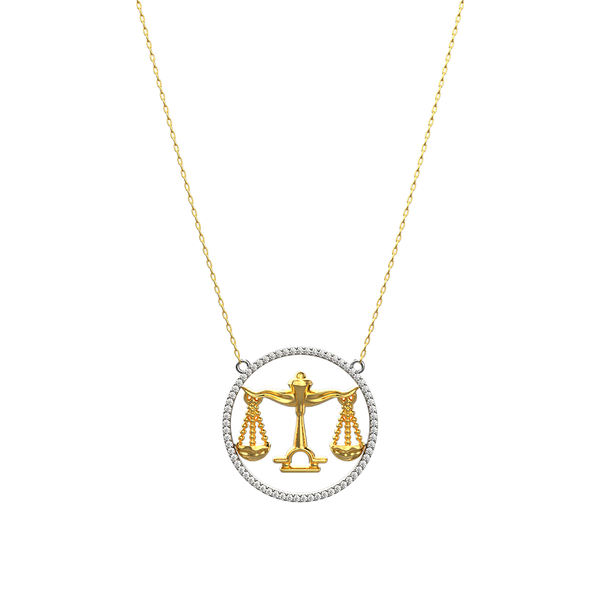 Libra Zodiac Necklace - FSPN001G