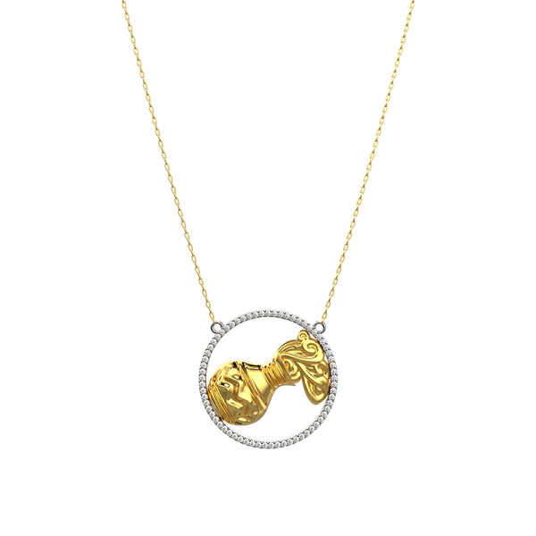 Aquarius Zodiac Necklace - FSPN001J