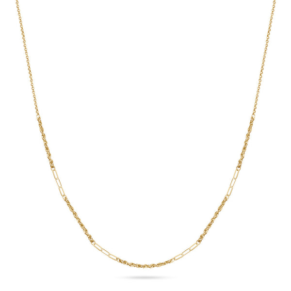 18K Yellow Gold Necklace - GOUT405N/A