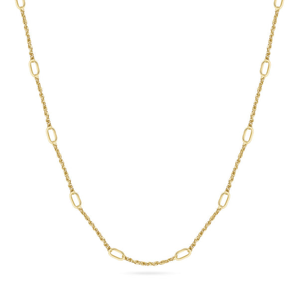 18K Yellow Gold Necklace - GOUT409N/A