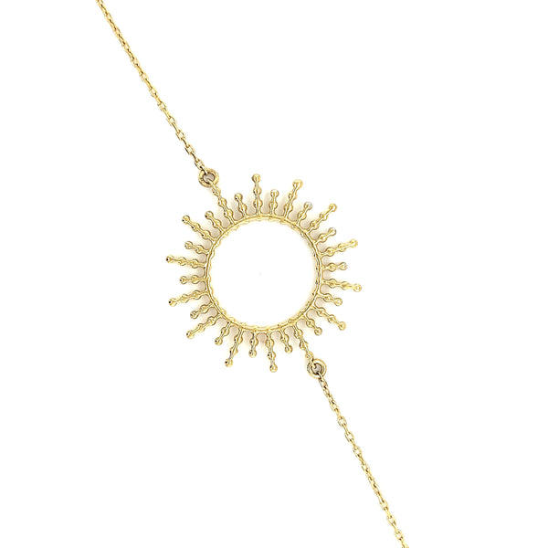 The Sun Unique Bracelet in 18K Yellow Gold / k-B017GC