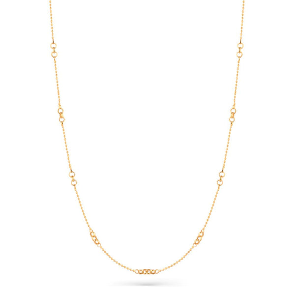 A perfect Gold Necklace in 18K Yellow gold - J-N017G