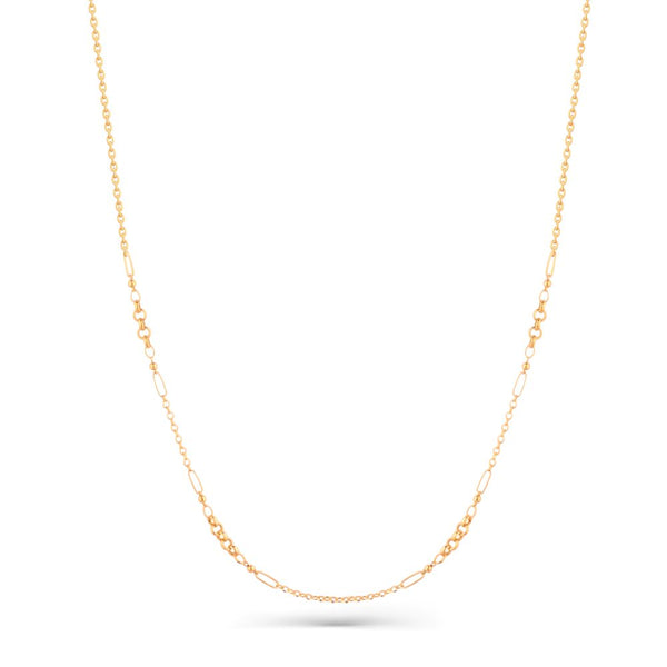 A perfect Gold Necklace in 18K Yellow gold - J-N018G