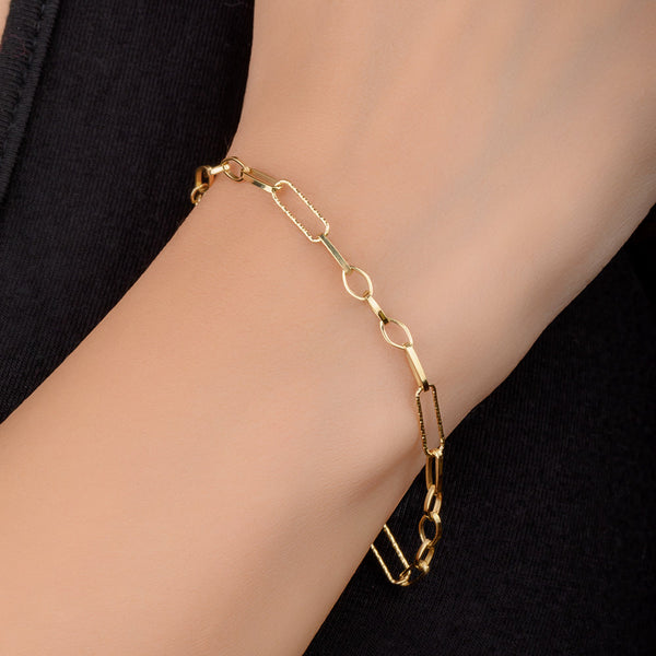 18K Linglong Gold Bracelet - K-B062G/A