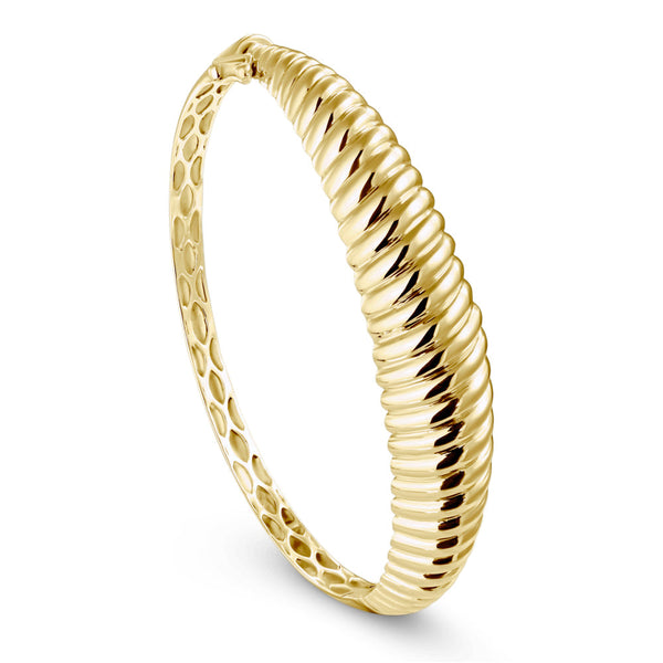 18K Yellow Gold Bangle - K-B115KG/B