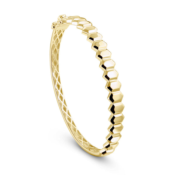 18K Yellow Gold Bangle - K-B126KG/B