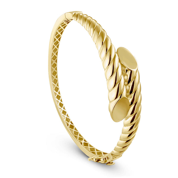 18K Yellow Gold Bangle - K-B131KG/B