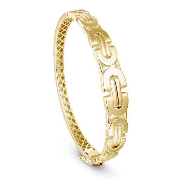 18K Yellow Gold Bangle - K-B133KG/B