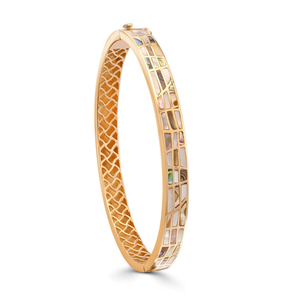 18K Yellow gold Bangle - K-B135KG/B