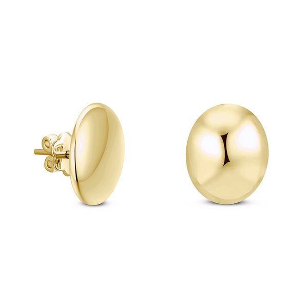 18K Yellow Gold  Earring - K-H031EG/B