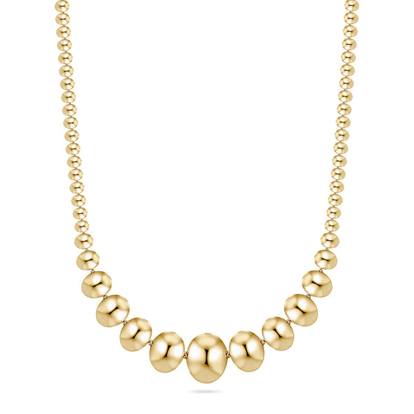 18K Yellow Gold Necklace - K-H031NG/B