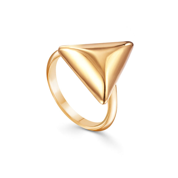 18K Yellow gold Ring - K-H032RG/C