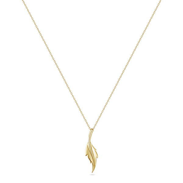 18K Yellow Gold Necklace - K-P254G/C