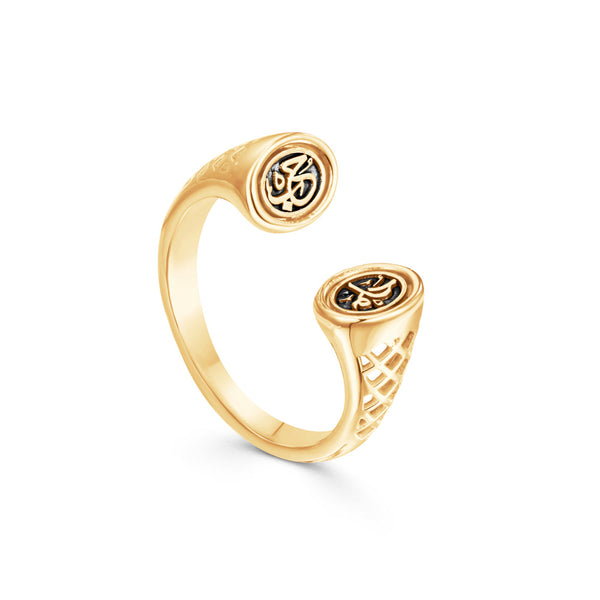 18K Yellow gold Ring - K-R161G/B