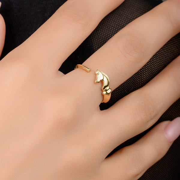 18K Bishop Gold Ring - K-R305G/C