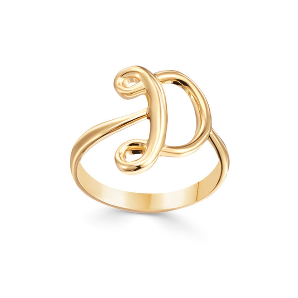 18K Yellow gold Ring - K-R312FG/B