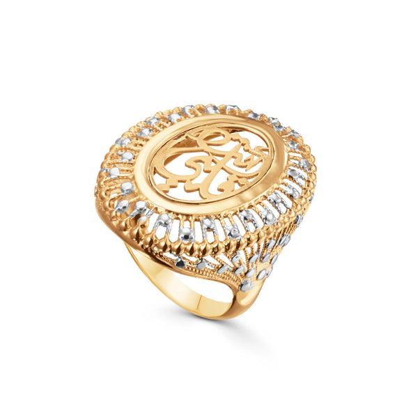 18K Yellow gold Ring - K-R360KG/B