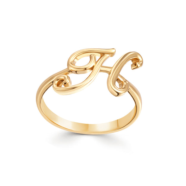 18K Yellow gold Ring - K-R390FG/B