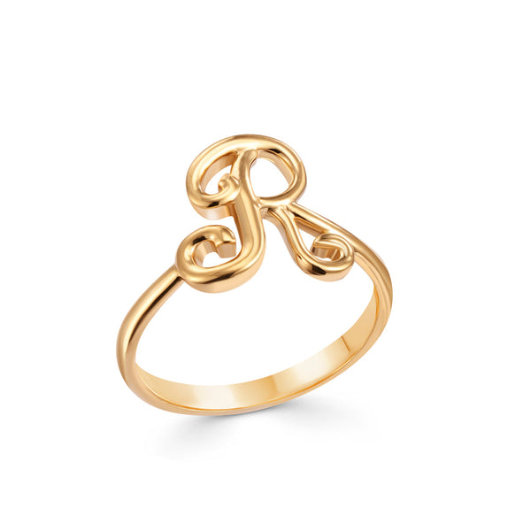 18K Yellow gold Ring - K-R393FG/B