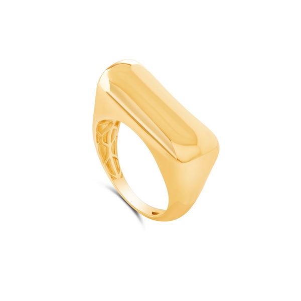 18K Yellow Gold Ring -K-R425KG/B