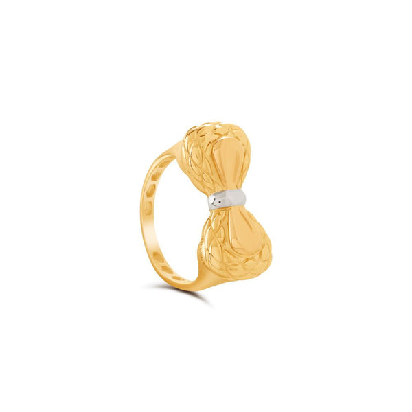 18K Yellow Gold Ring -K-R438G/B