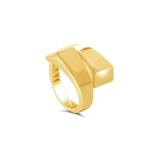 18K Yellow Gold Ring -K-R443KG/B