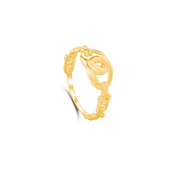 18K Yellow Gold Ring -K-R467G/C