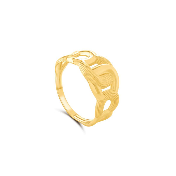 18K Yellow Gold Ring -K-R468G/C