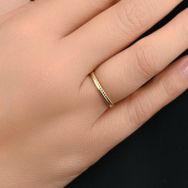 18K Eternity Gold band - K-W026G