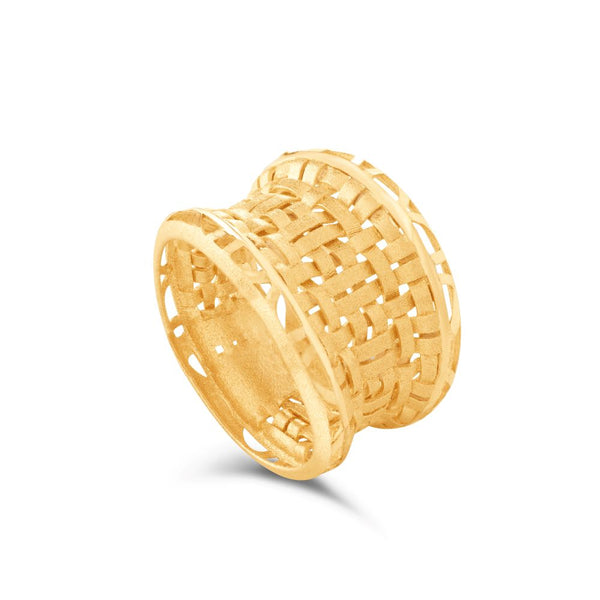18K Yellow Gold Ring -MOIT001R/A