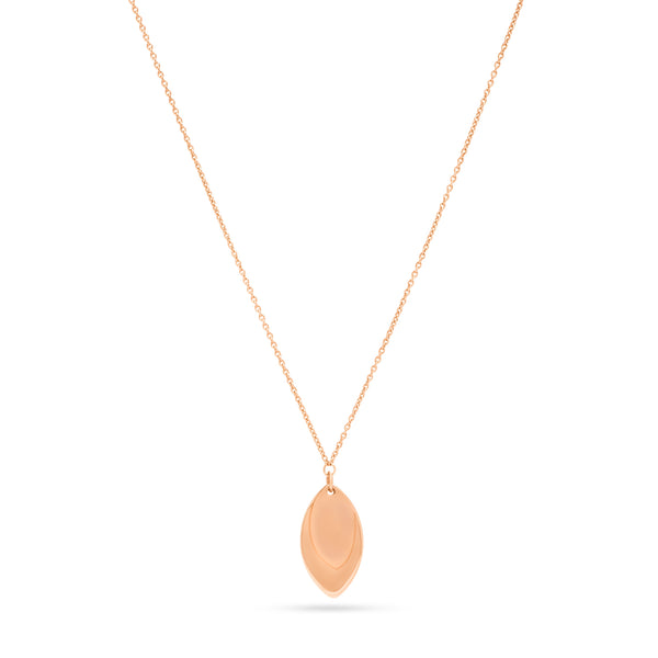 Simple Dangling Leaves in 18K Yellow Gold - S-PN073G/Y/WG