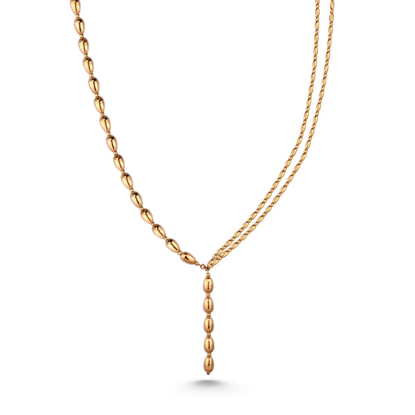 18K Yellow gold Necklace - OVBT226N/A