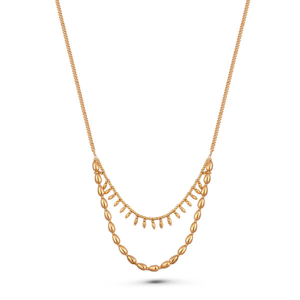 18K Yellow gold Necklace - OVGT228N/A