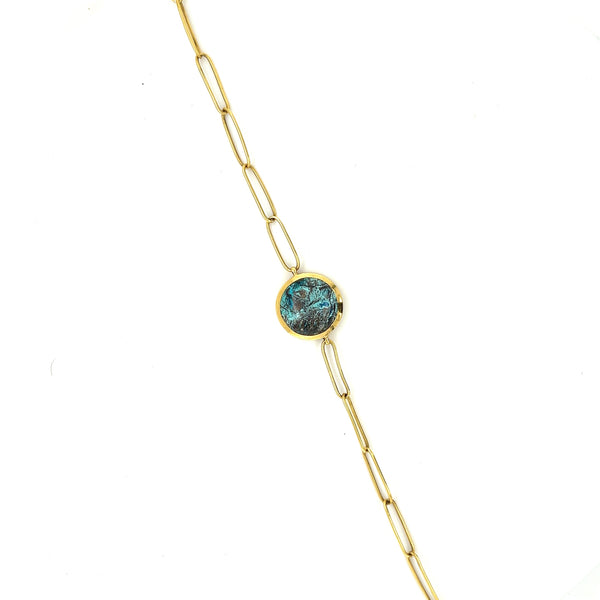 Ocean Jasper Summer Bracelet in 18K Yellow Gold - S-B258S