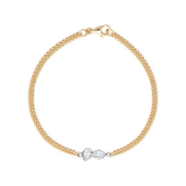 18K Yellow gold Diamond Bracelet - S-B323S