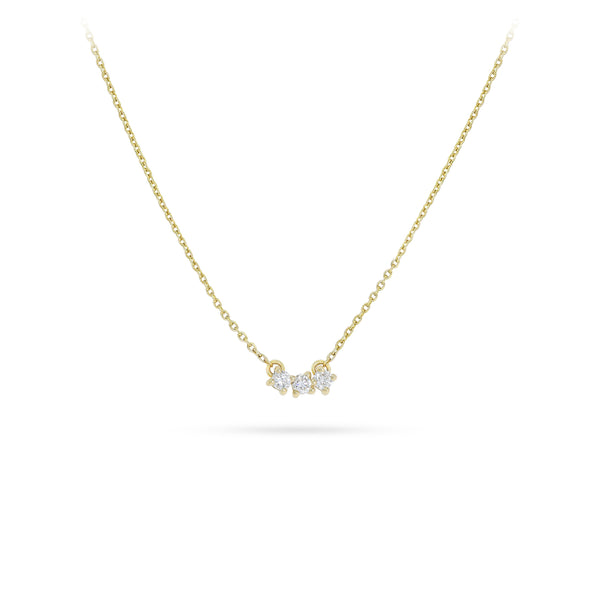 Triple Diamond Necklace - S-P381SBON