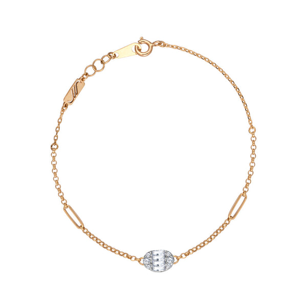 18K Yellow gold Diamond Bracelet - S-X150RB