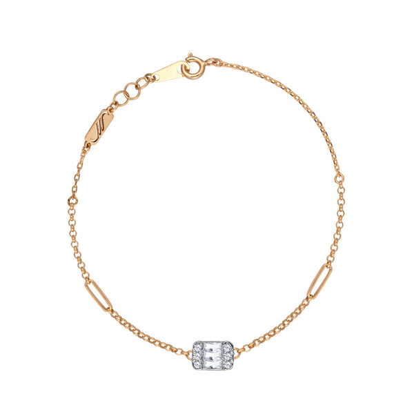 18K Yellow gold Diamond Bracelet - S-X151RB