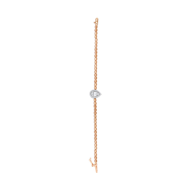 18K Rose gold Diamond Bracelet - S-X161B