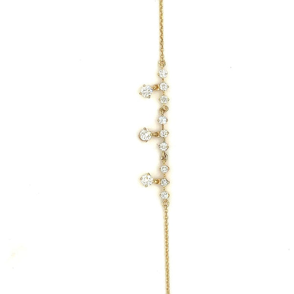 Magnificent Diamond Classy Shinny Bracelet in 18K Yellow gold - SIR1273/B