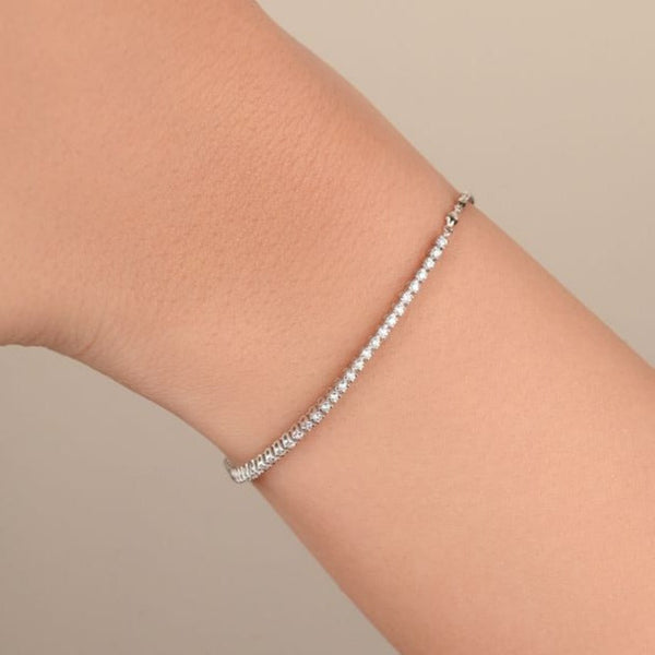 Tennis bracelet's elegance in half - YT246078B