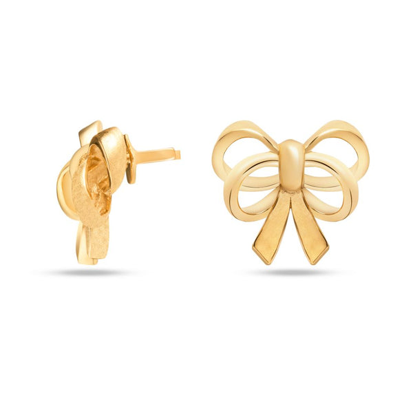 18k Yellow Gold Earrings - K-H064EG/B