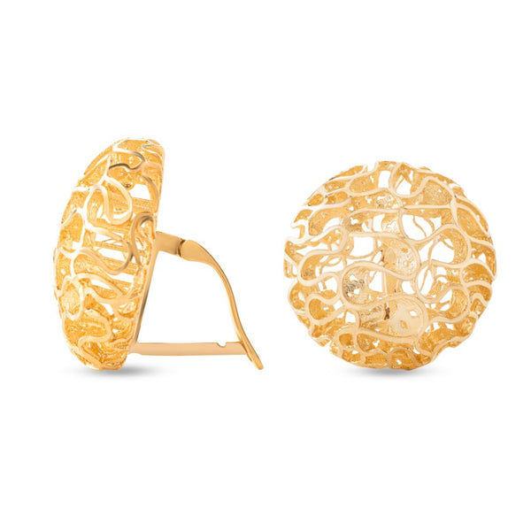 18k Yellow Gold Earrings - MOITH001E/A